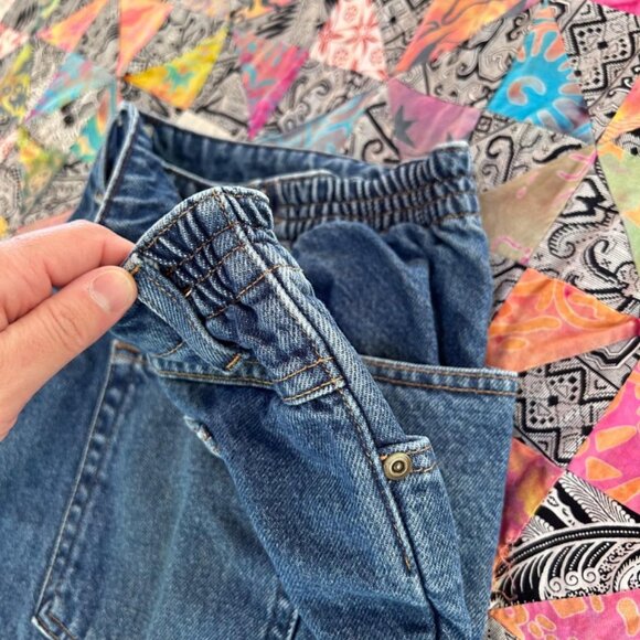 LL Bean Womens Original Fit Relaxed Flannel Lined Jeans 275355 Size 20W Blue - Picture 4 of 8